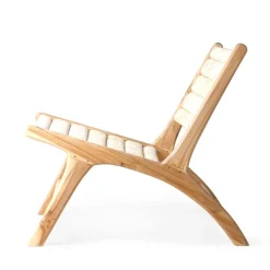 Abaca/ Teak Lounge Chair