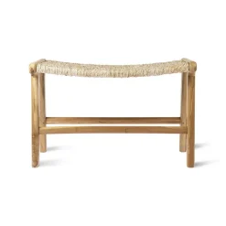 Abaca/ Teak Lounge Ottoman