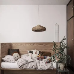 Abat jour tressé - disque