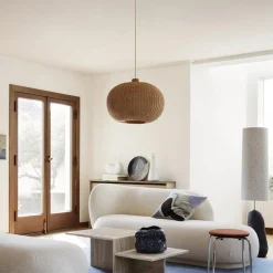 Abat jour tressé - Rond