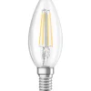 Ampoule LED Flamme Claire E14 4W Equivalence Halo 40W 2700K Dimmable