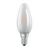 Ampoule LED Flamme Dépolie E14 3.4W Equivalence Halo 40W 2700K Dimmable