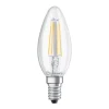 Ampoule LED flamme E14 clair 4.2W Equivalence Halo 40W 2700K Dimmable