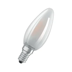 Ampoule LED Flamme E14 dépoli 2.5W Equivalence Halo 40W 2700K Non dimmable
