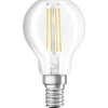 Ampoule LED Sphérique Claire E14 4W Equivalence Halo 40W 2700K Dimmable