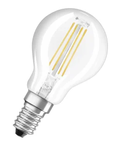 Ampoule LED Sphérique Claire E14 4W Equivalence Halo 40W 2700K Dimmable