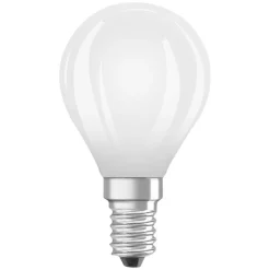 Ampoule LED Sphérique Dépolie E14 4.8W Equivalence Halo 40W 2700K Dimmable