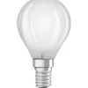 Ampoule LED Sphérique Dépolie E14 3.4W Equivalence Halo 40W 2700K Dimmable
