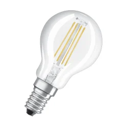Ampoule LED Sphérique E14 clair 4.8W Equivalence Halo 40W 2700K Dimmable