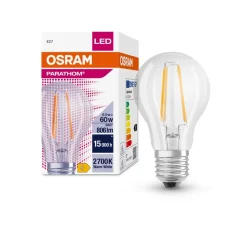 Ampoule LED Standard E27 claire 6.5W Equivalence Halo 60W 2700K Non dimmable