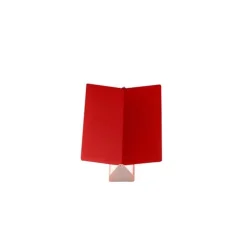 Applique à volet pivotant plié