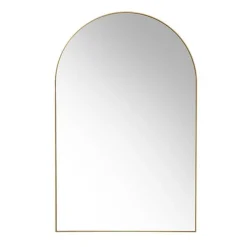 Arch Wall Mirror Brass
