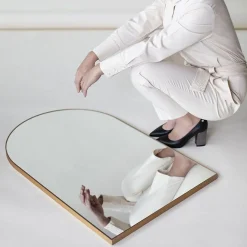 Arch Wall Mirror Brass