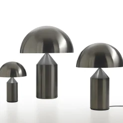 Atollo Nickel Satiné Noir