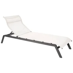 Bain de soleil Sunlounger Maui blanc