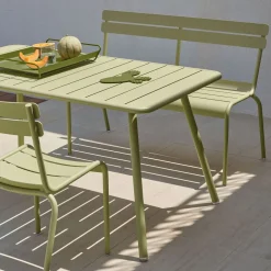 Banc à dossier Luxembourg