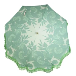 Beach umbrella floral pistachio