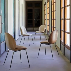 Beetle Dining Chair - 3D Veneer - Front Upholstered