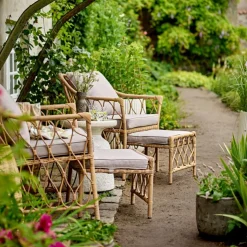 Belluce - Chaise lounge avec Tabouret