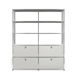 Bibliothèque 10 modules 4 portes