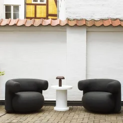 Burra - Lounge chair Outdoor - With Return