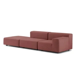 Canapé Plastics Outdoor 2 places + 1 pouf