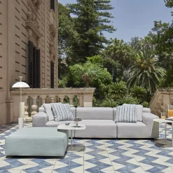 Canapé Plastics Outdoor 2 places + 1 pouf