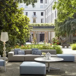 Canapé Plastics Outdoor Liberty 3 places + pouf - Artemis