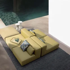 Canapé Plastics Outdoor Liberty 3 places + pouf - Artemis