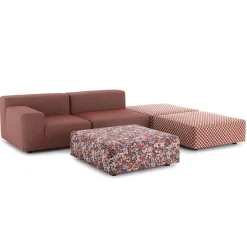 Canapé Plastics Outdoor Liberty 2 places + 3 Poufs