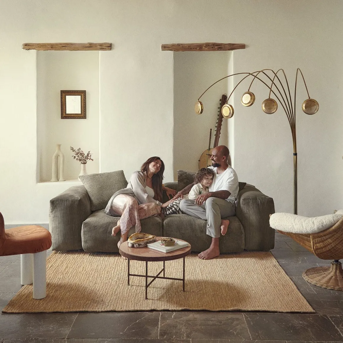 Canapé set 02 medium - Cord velour