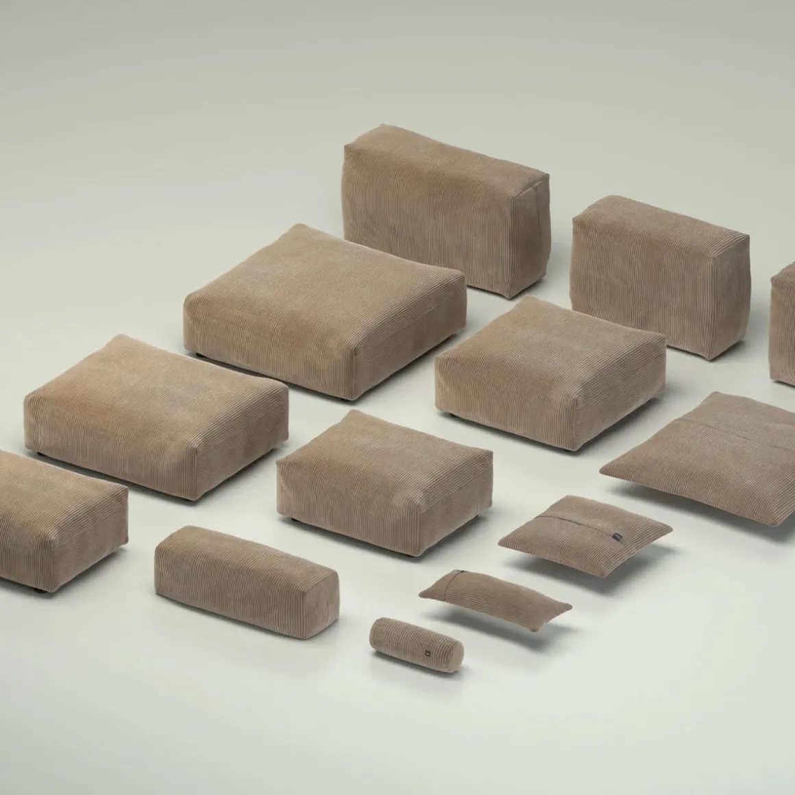 Canapé set 02 medium - Cord velour