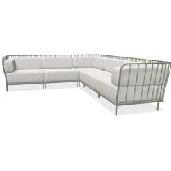 Cannolé Canapé d'angle 5 places