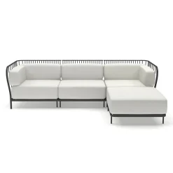 Cannolé Sofa 3 Places avec méridienne