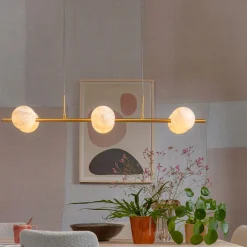 Carrara - Suspension 6 globes