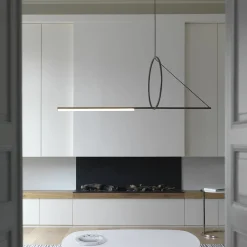 Cercle et trait lampe suspendue