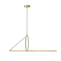 Cercle et trait lampe suspendue