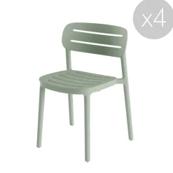 Chaise croisette - Lot de 4