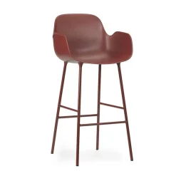 Chaise de bar Form avec accoudoirs