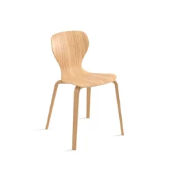 Chaise Ears avec Pieds en bois