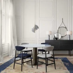 Chaise Gent Fully - Bleu Vidar (Outlet)