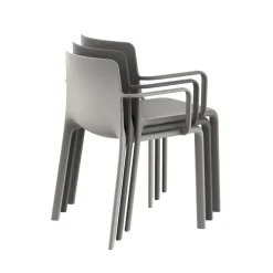 Chaise Kes avec accoudoirs - Lot de 4