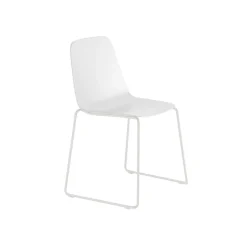 Chaise Maarten Plastic base luge Quickship - Lot de 4