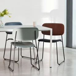 Chaise soft edge 50 avec revêtement