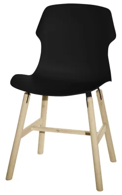 Chaise Stereo Wood - Noir (Outlet)