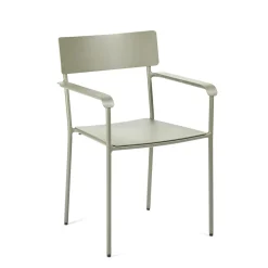 Chaises avec accoudoirs August - Lot de 2
