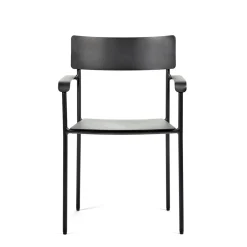 Chaises avec accoudoirs August - Lot de 2