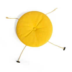 Coussin d’assise pour chaise et fauteuil Toni - Jaune soleil