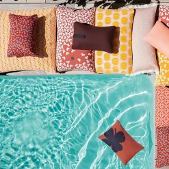 Envie d'ailleurs - coussin cocotiers