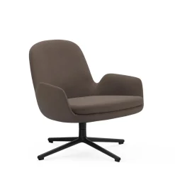 Era lounge chair low swivel tissu Aquarius